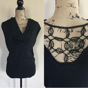•Gaby L Eden• bead detail cowl top {B35}